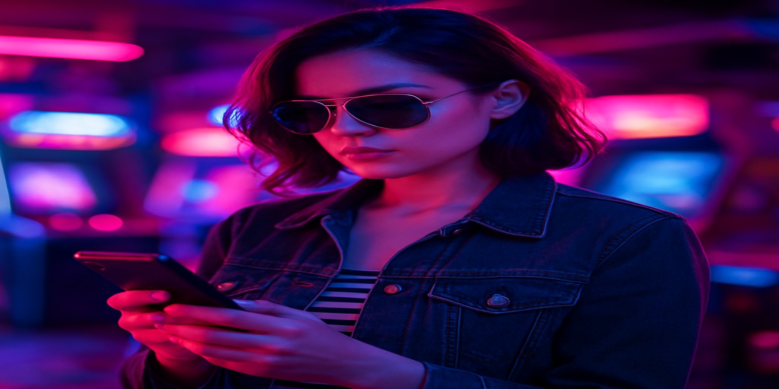 Aviator গেমটি উপভোগ করছেন একজন নারী, পুরো মনোযোগে