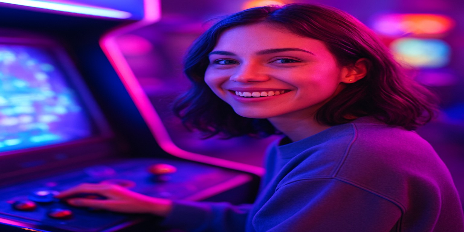 tk66-এ খেলা উপভোগ করছেন একজন নারী